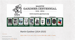 Desktop Screenshot of martin-gardner.org